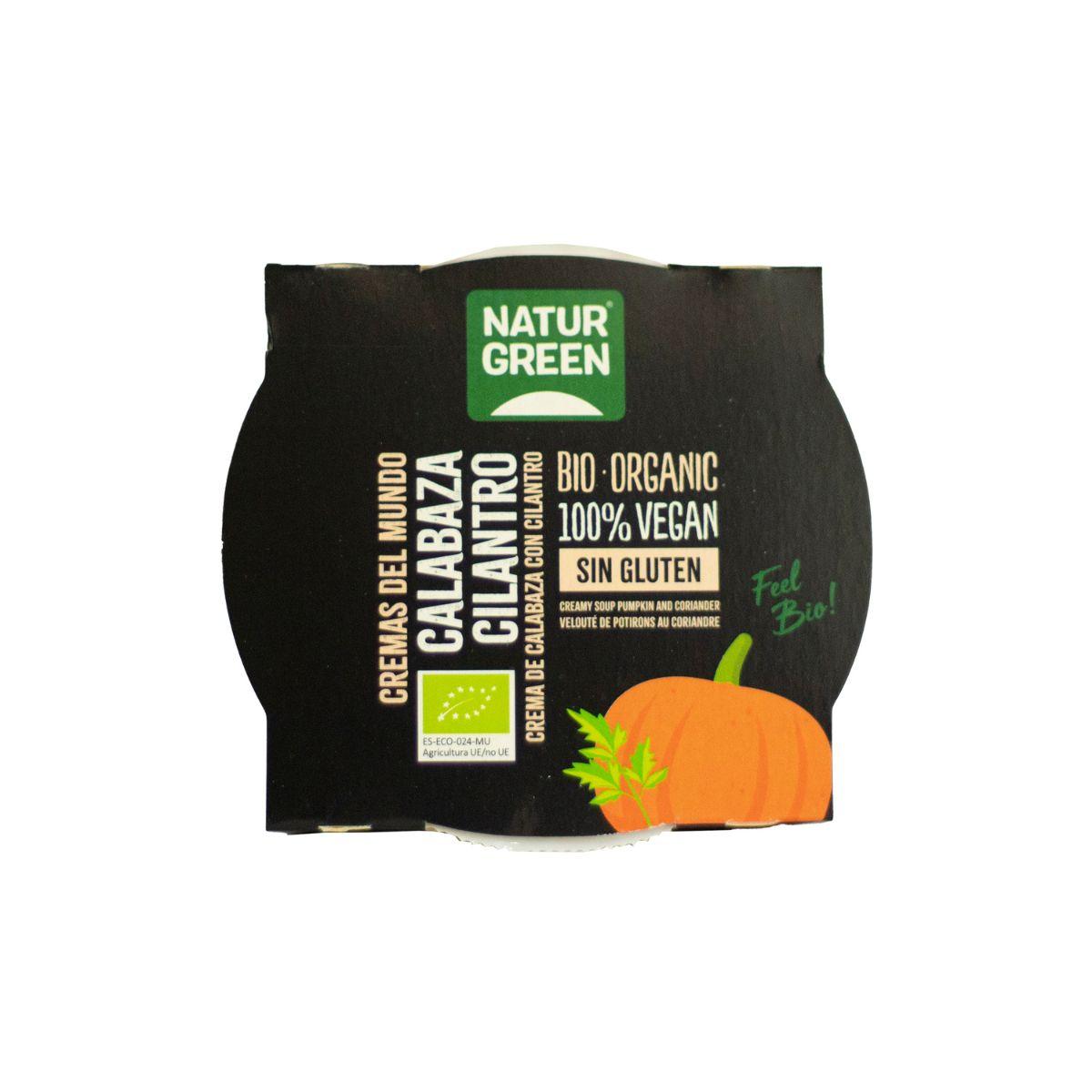 Crema di zucca e coriandolo Naturgreen, 310 g