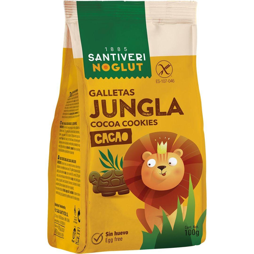 Kekse Jungla Kakao glutenfrei Santiveri Noglut 100 g