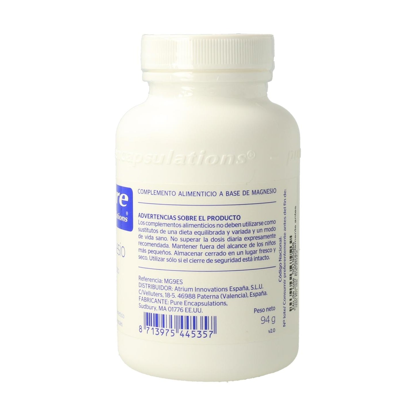 Magnesio 90 capsule Pure Encapsulations