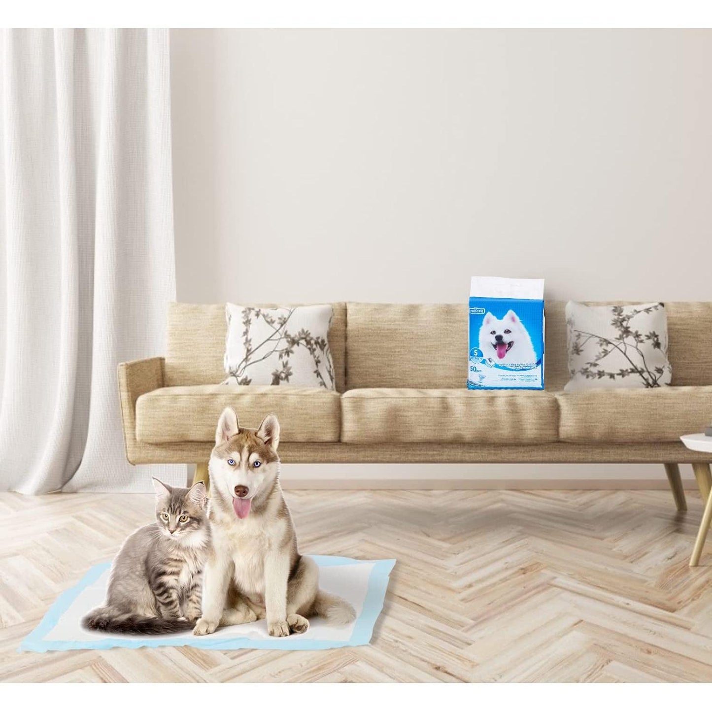 Hygienisk underlägg av non-woven tyg 60 x 40 cm Nobleza 50 st