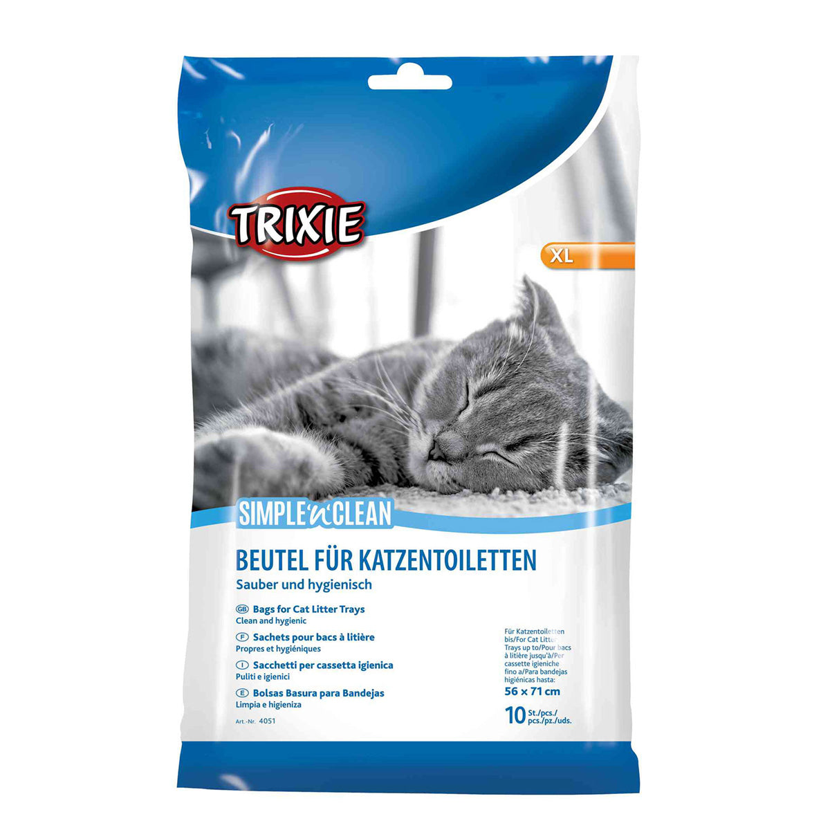 10 vuilniszakken voor hygiënische bakken, tot 46x59cm