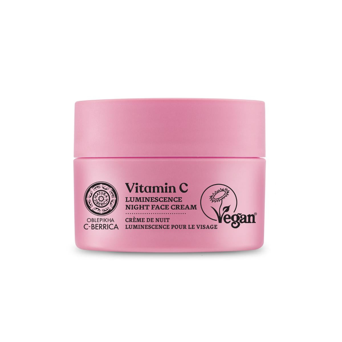 Rozświetlający krem do twarzy 2 w 1 do codziennej pielęgnacji, Natura Siberica 50 ml