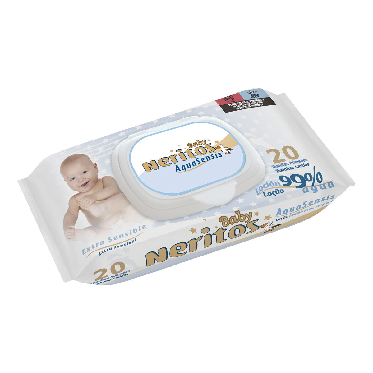 Chusteczki Neritos Baby Aquasensis 20 szt.
