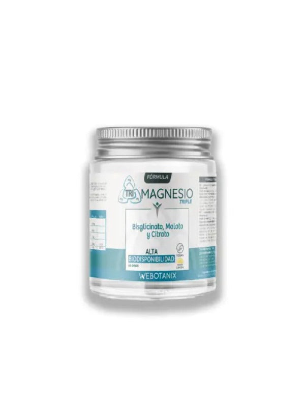 Triple Magnesium WeBotanix Formule POEDER 128 g - 60 doses
