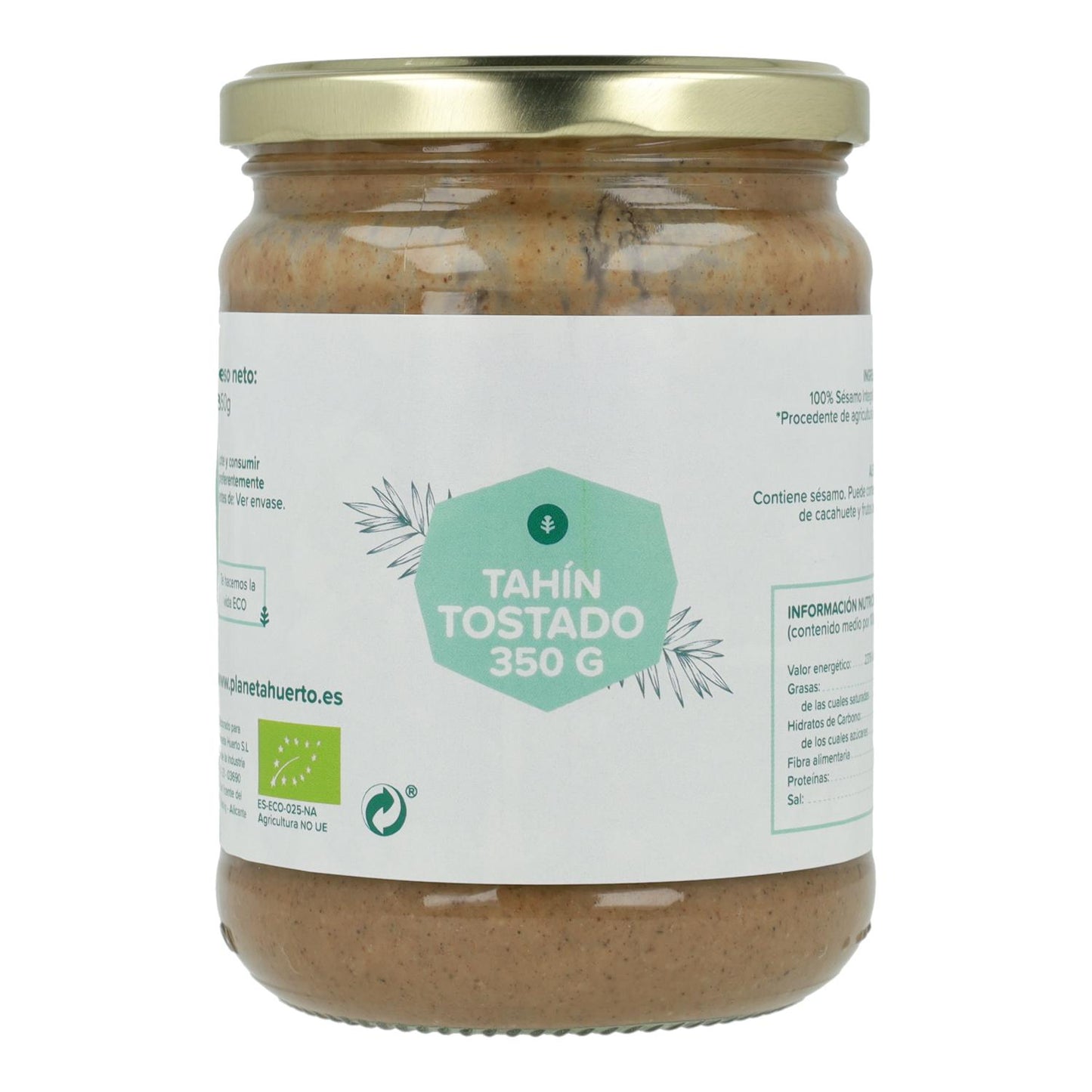 Toasted sesame tahini ECO Planeta Huerto 350 g
