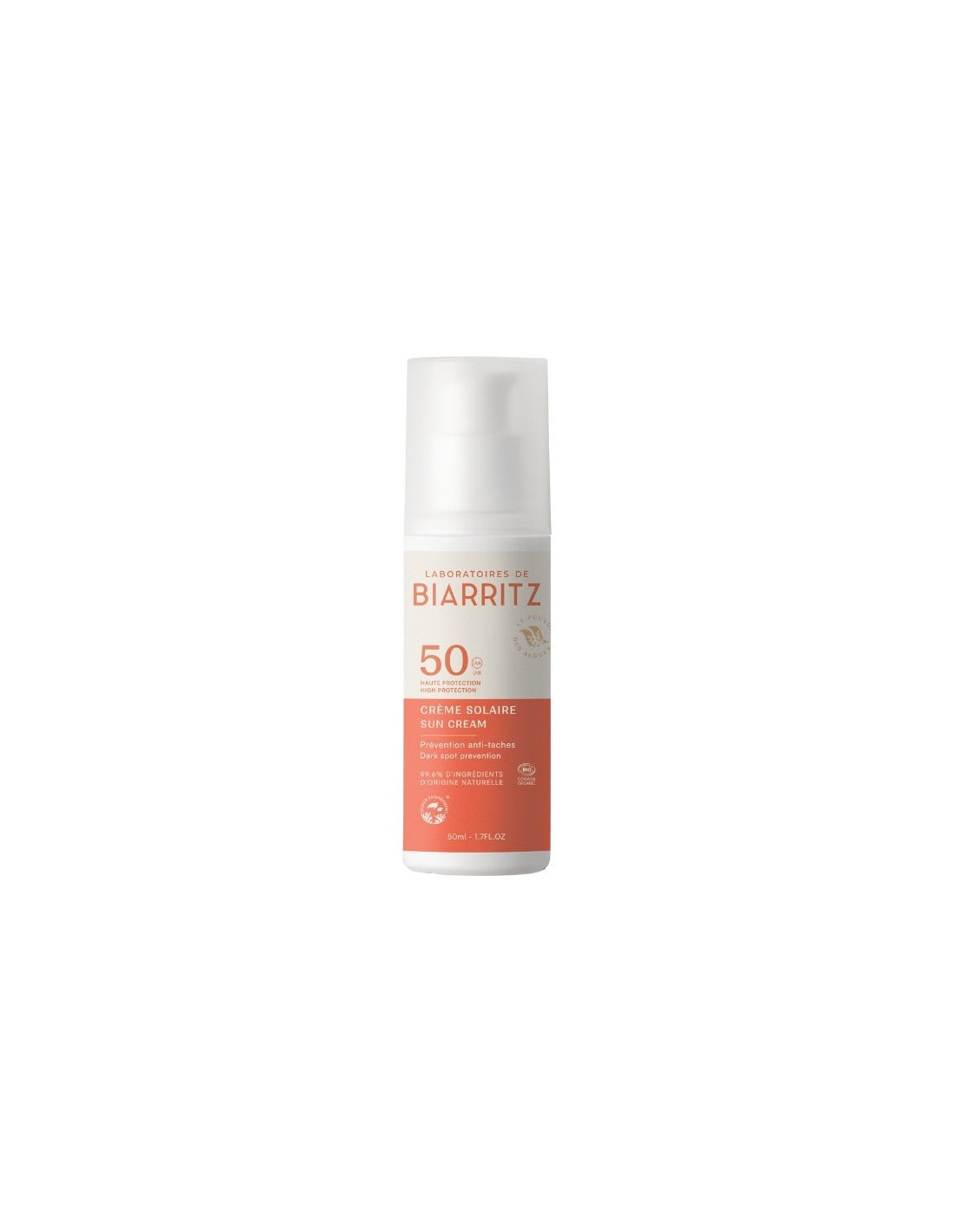 Ansikts solkräm SPF 50 Laboratorios Biarritz 50 ml