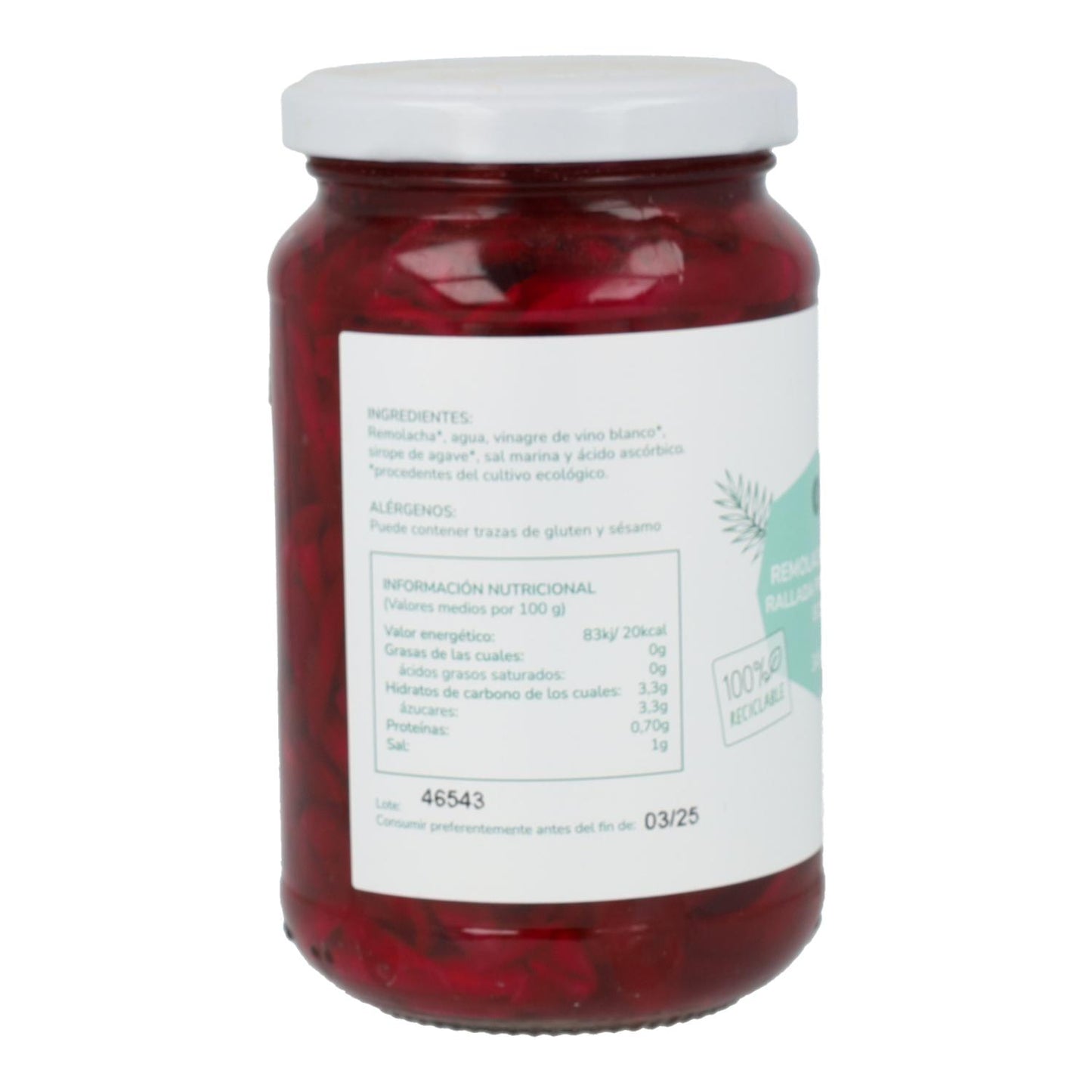 Geriebene Rote Bete Eco Planeta Huerto 345 g