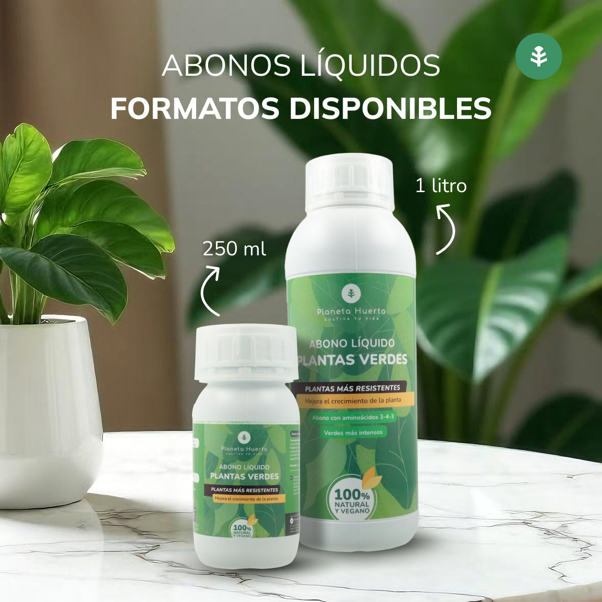 Green Plants flytande gödselmedel Planeta Huerto 250 ml
