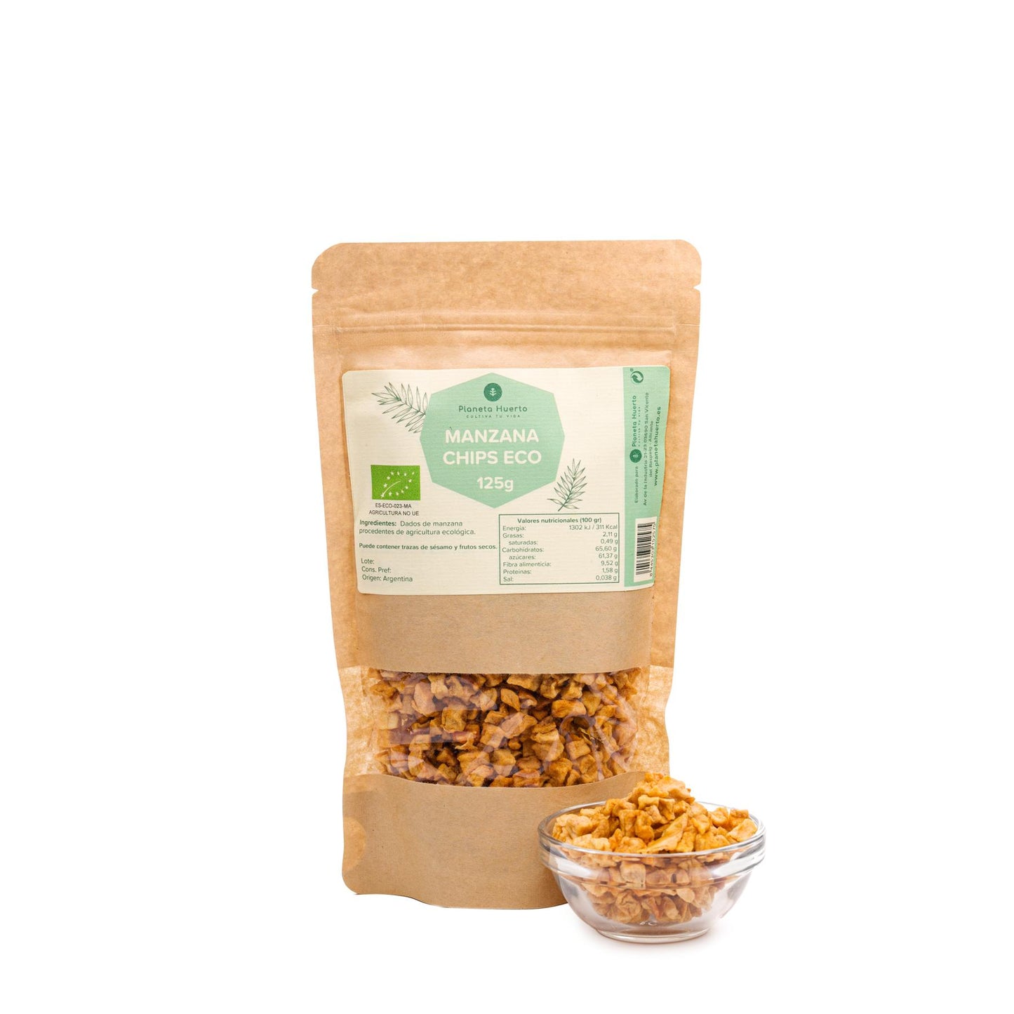 Patatine di mela ECO Planeta Huerto 125 g