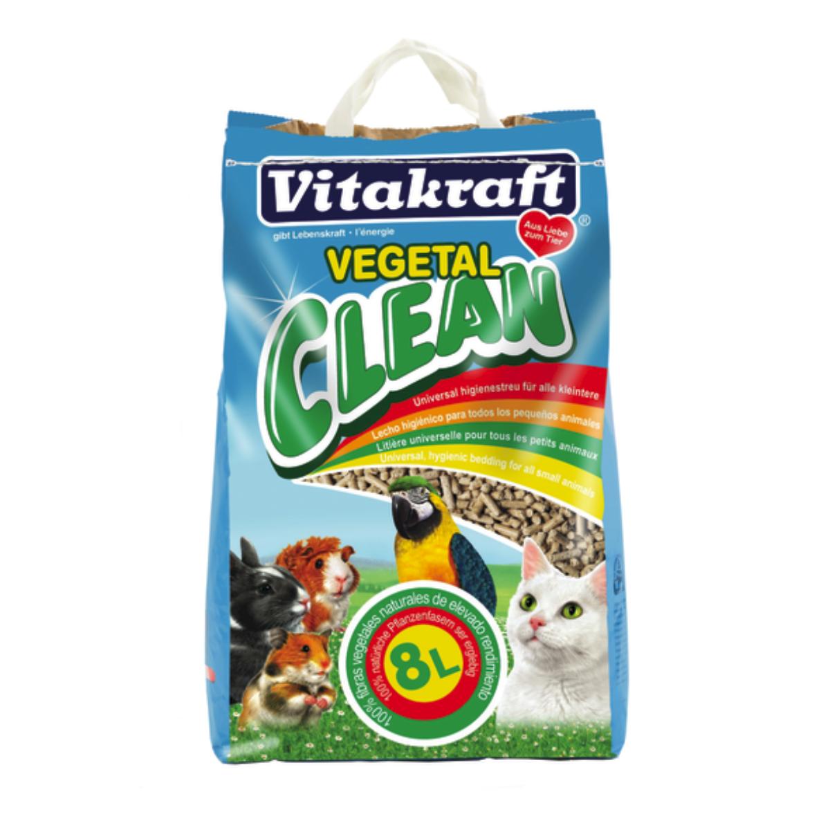 Vitakraft Vegetal Clean 8 L Litière végétale en granulés