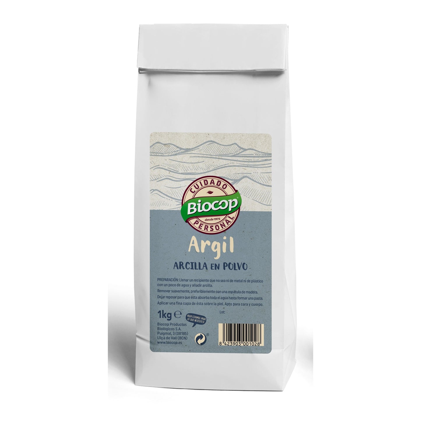 Argile blanche Argil Biocop, 1 kg