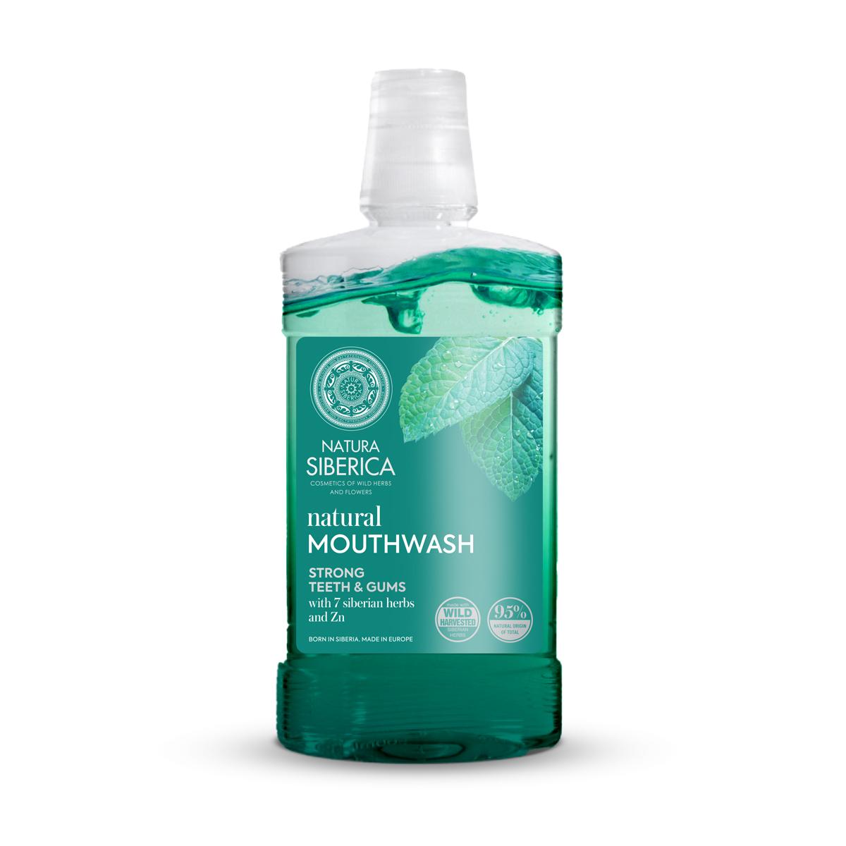 Natürliche Mundspülung mit 7 sibirischen Kräutern & ZN Natura Siberica 520 ml