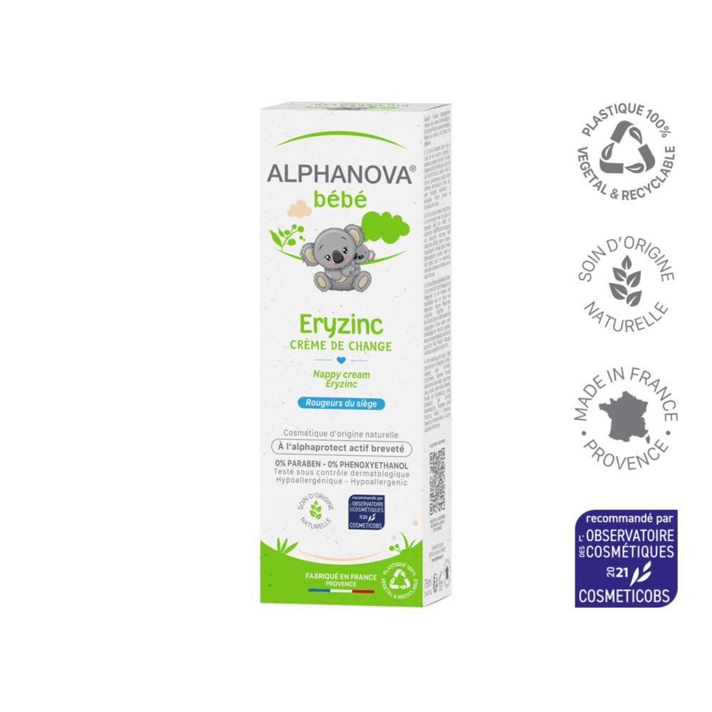 Eryzinc Natural Baby Nappy Cream Alphanova 75 g