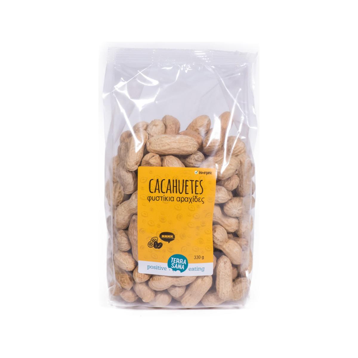 Prażone orzeszki ziemne w łupinach BIO 330 g