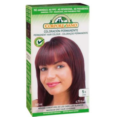 Tinta permanente n. 5.5 mogano Corpore Sano 140 ml