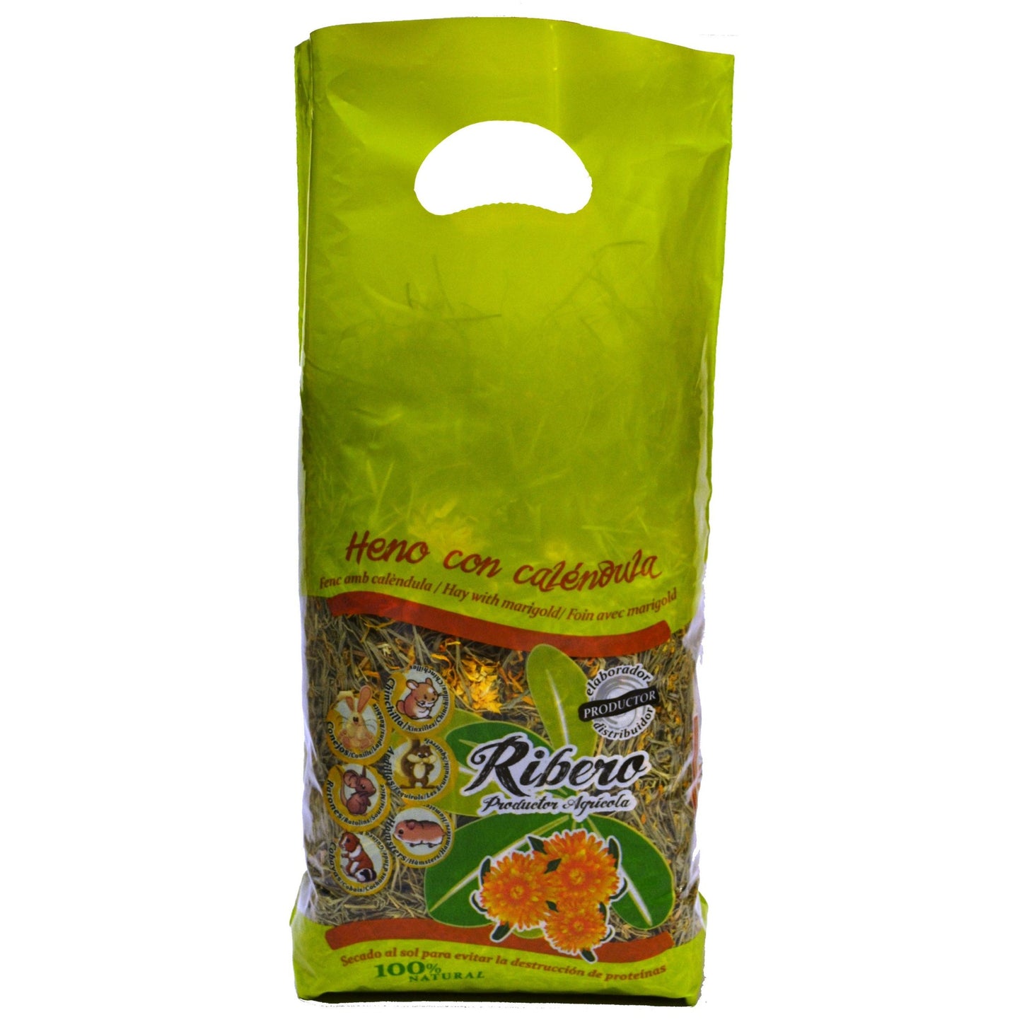 Foin de fétuque et calendula 500 g Ribero