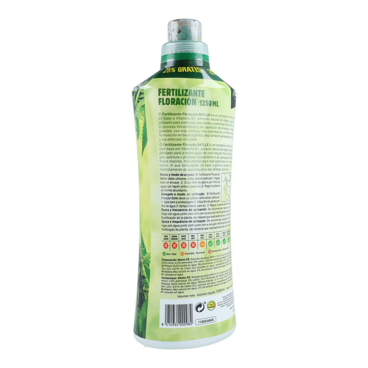 Flytande gödningsmedel Ecoyerba Floración Batlle 1250 ml