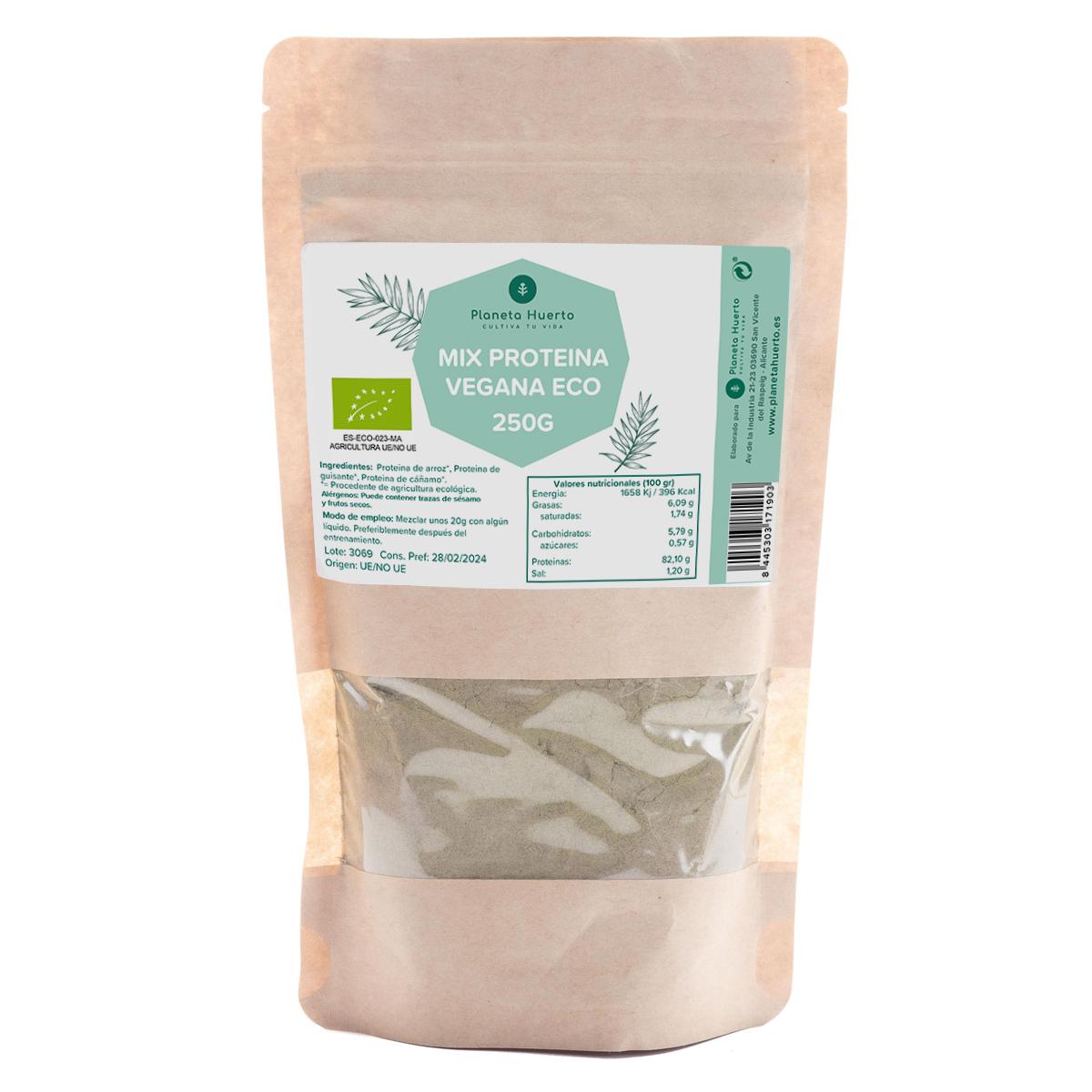 Veganistische proteïnemix voor sporters Planeta Huerto 250 g