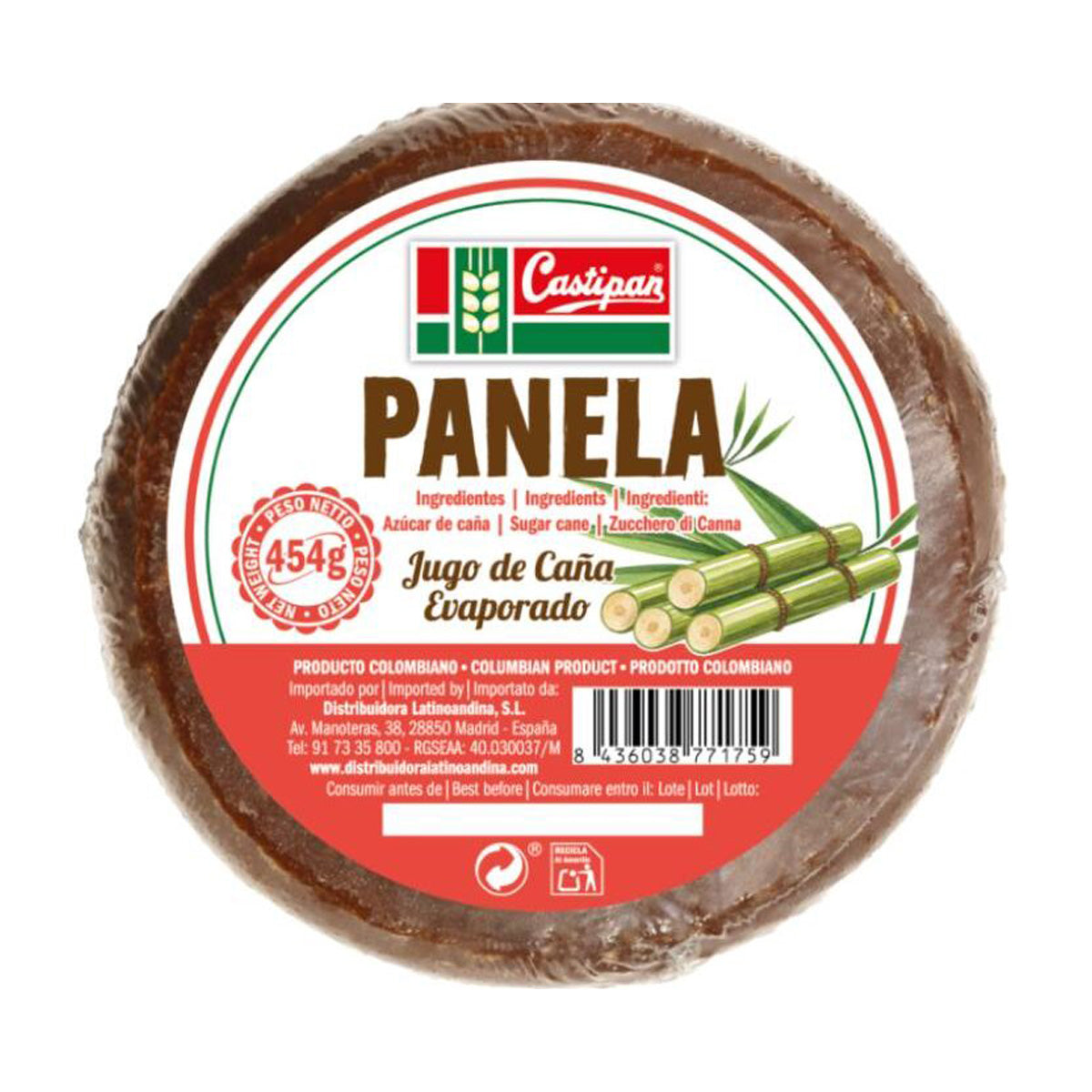 Hele rietsuiker El Dorado 454 g