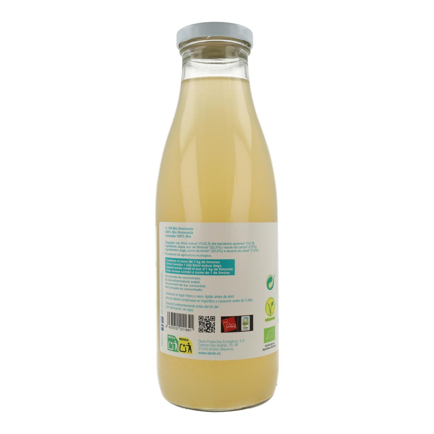 Limonade bio ékolo 750 ml