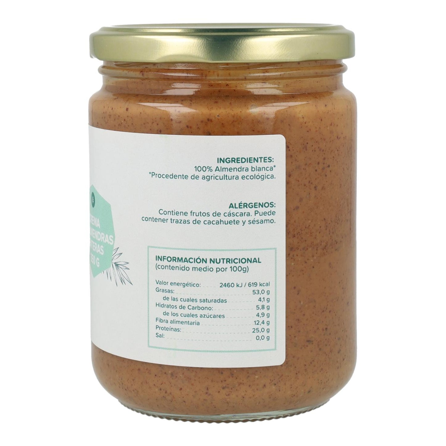 Crema di mandorle intere ECO Planeta Huerto 350 g