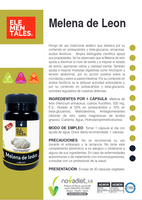 Melena de León Novadiet 30 gélules