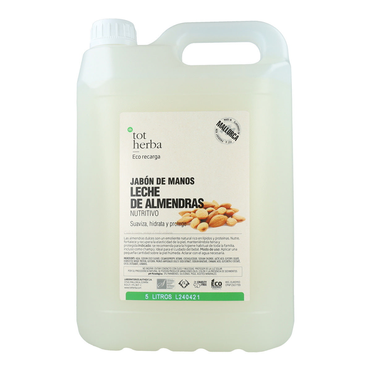 Handseife Mandelmilch, 5 Liter, Tot Herba