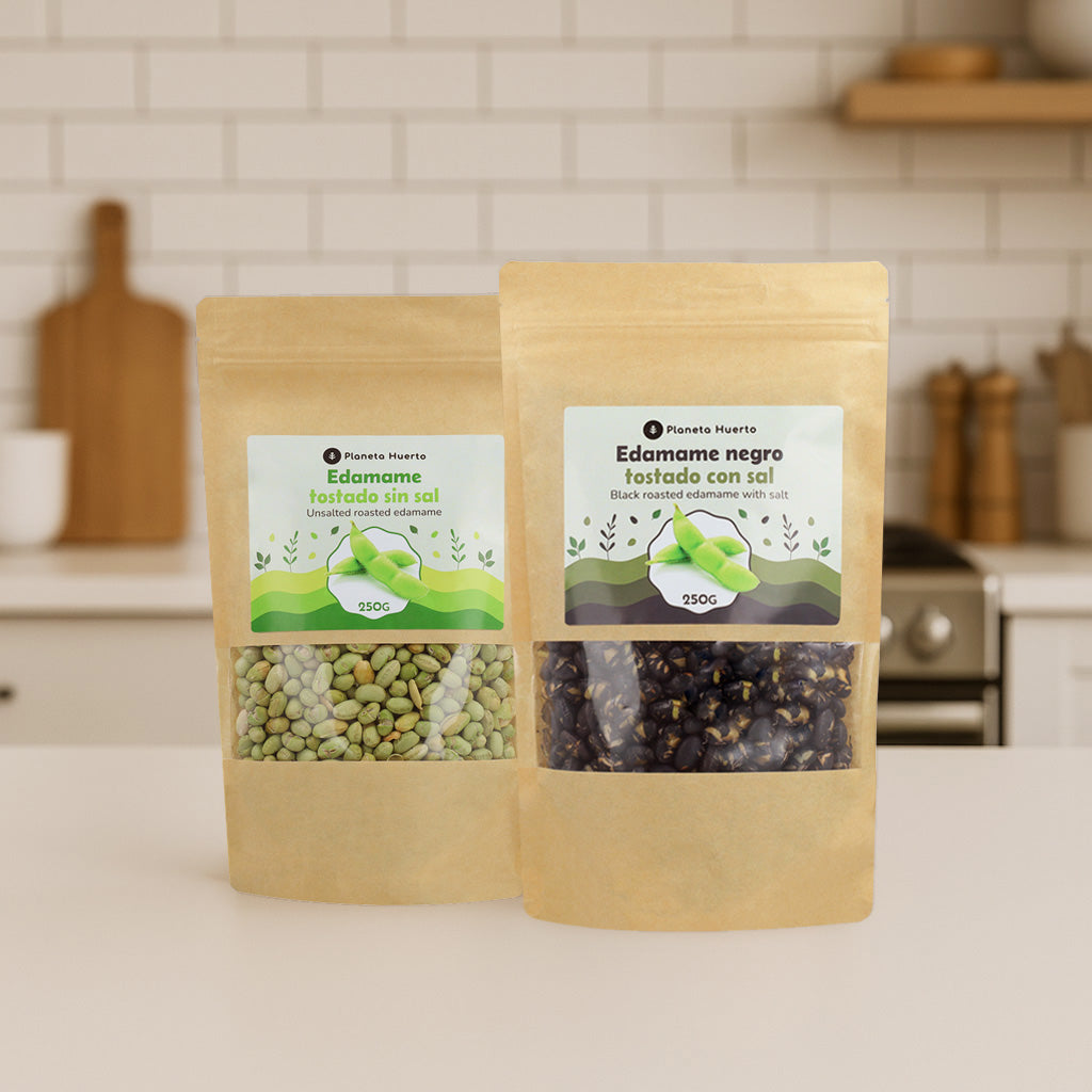 Edamame verde tostado sin sal Planeta Huerto 250gr