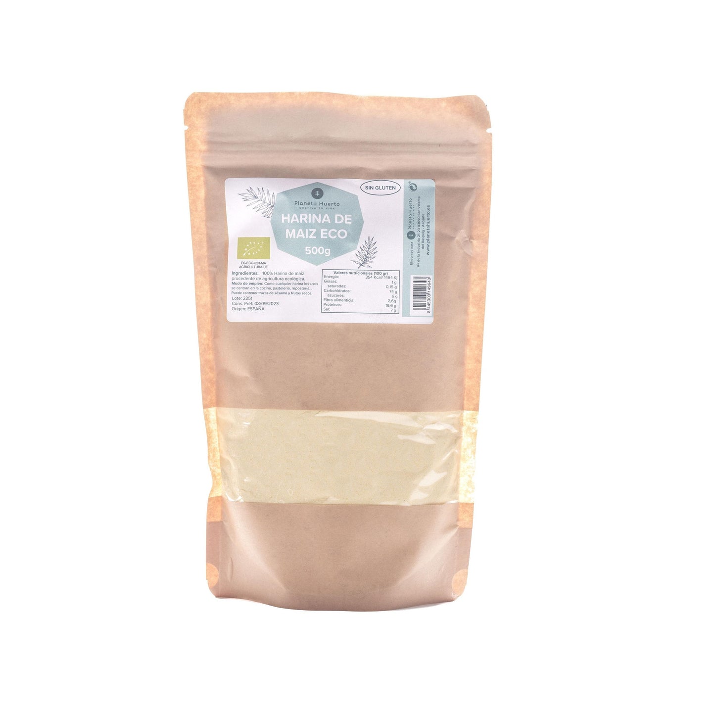 Farine de maïs sans gluten ECO Planeta Huerto 500 g