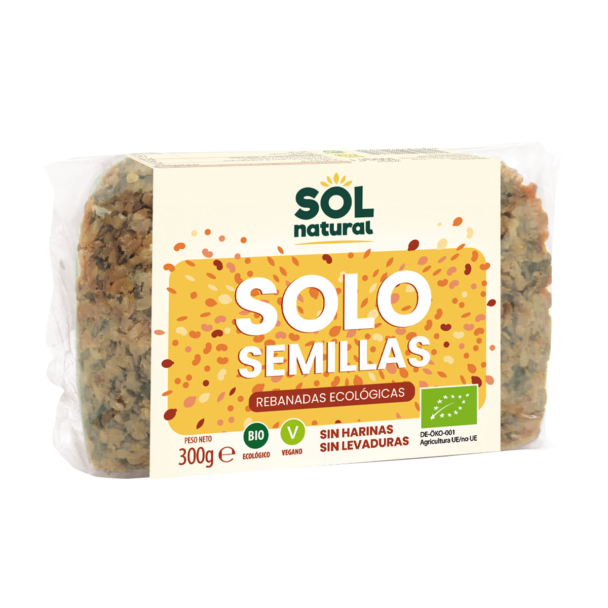 Semillas Sol Natural Organic Bread 300 g