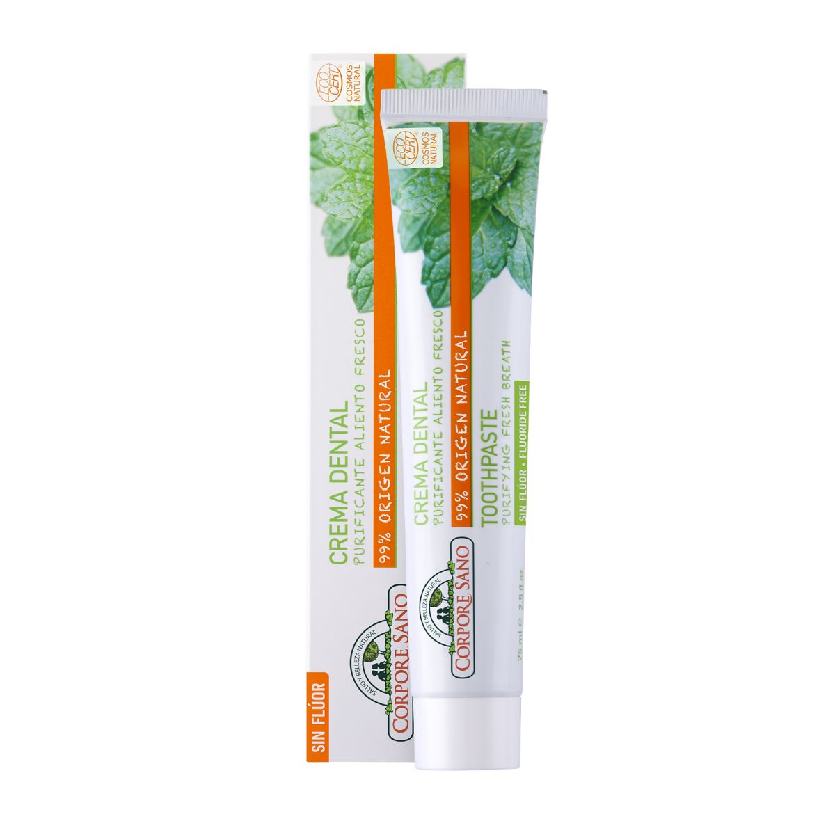 Pasta do zębów oczyszczająca z tymiankiem, miętą i bazylią Corpore Sano 75 ml