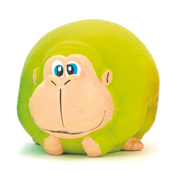 Hundleksak Grön latexapa Arquivet