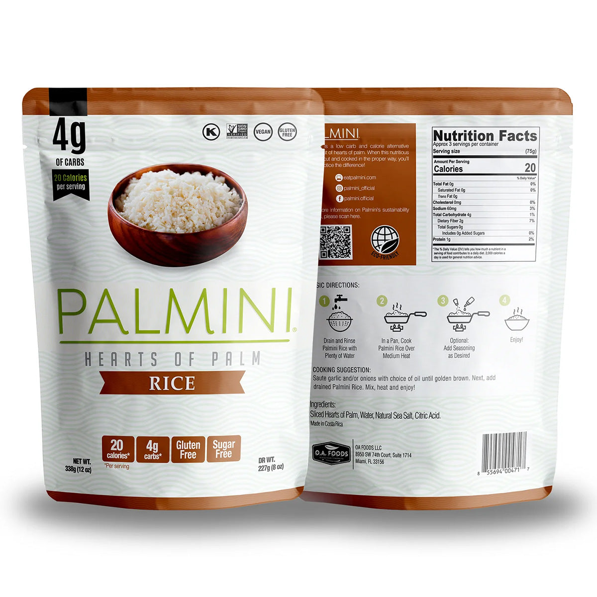 Palmini palm heart rice 338 g