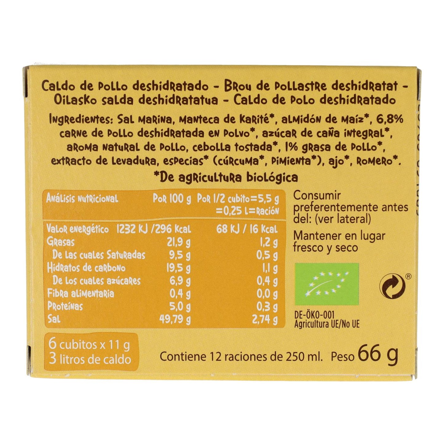 Bulion drobiowy w kostkach Biocop 6 x 11 g