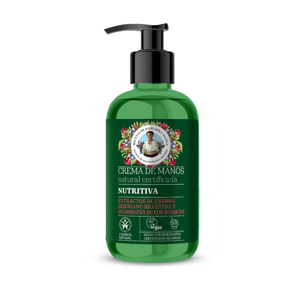 Zertifizierte natürliche Handcreme Nutritiva Agafia Natura Siberica 300 ml