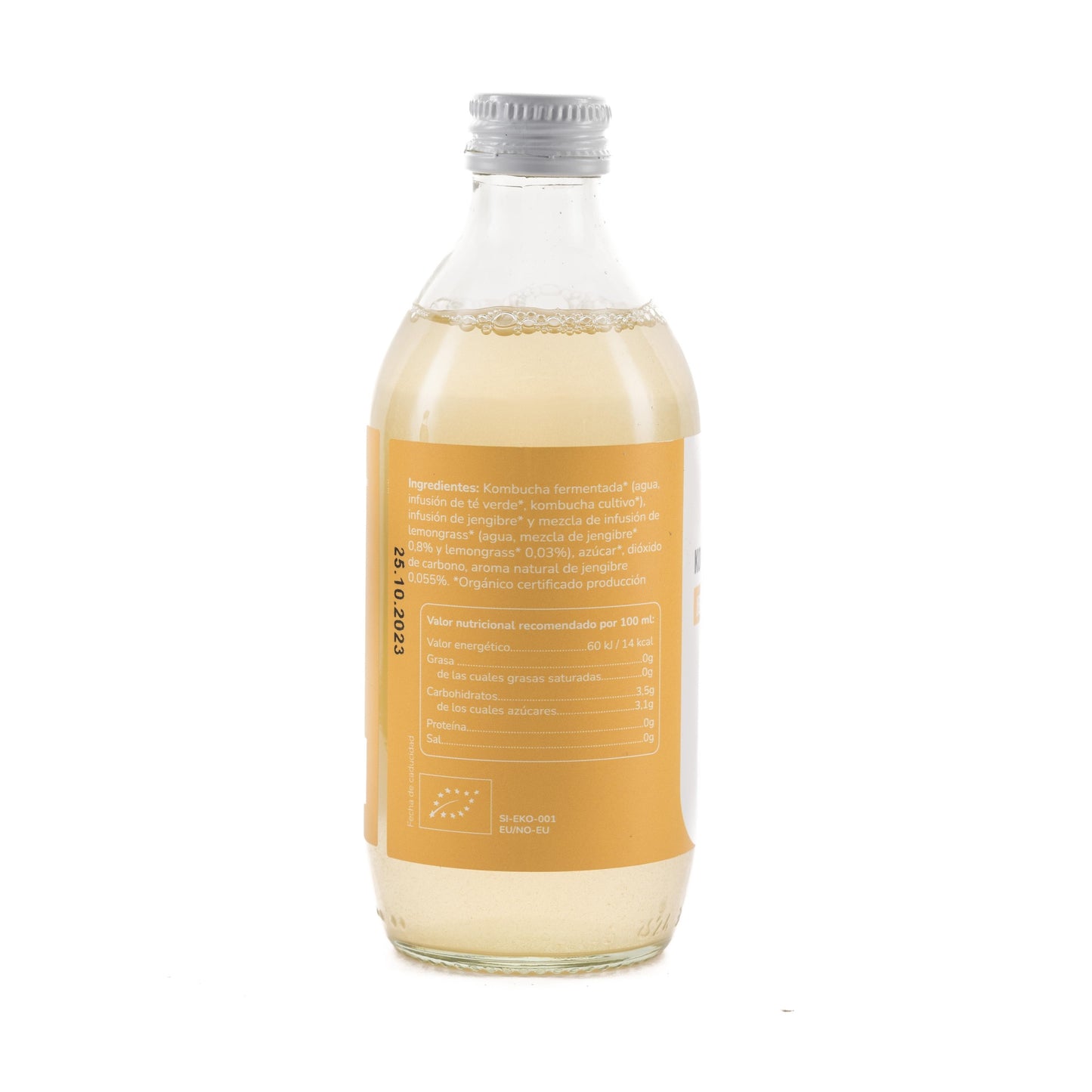 Kombucha ECO Jengibre y lemongrass Planeta Huerto 330 ml