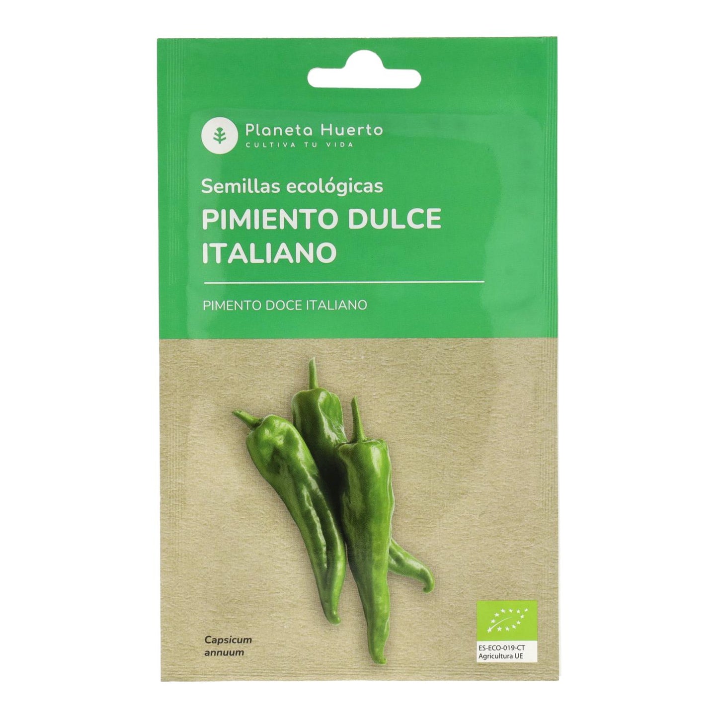 Organic seeds of Italian Sweet Pepper Planeta Huerto