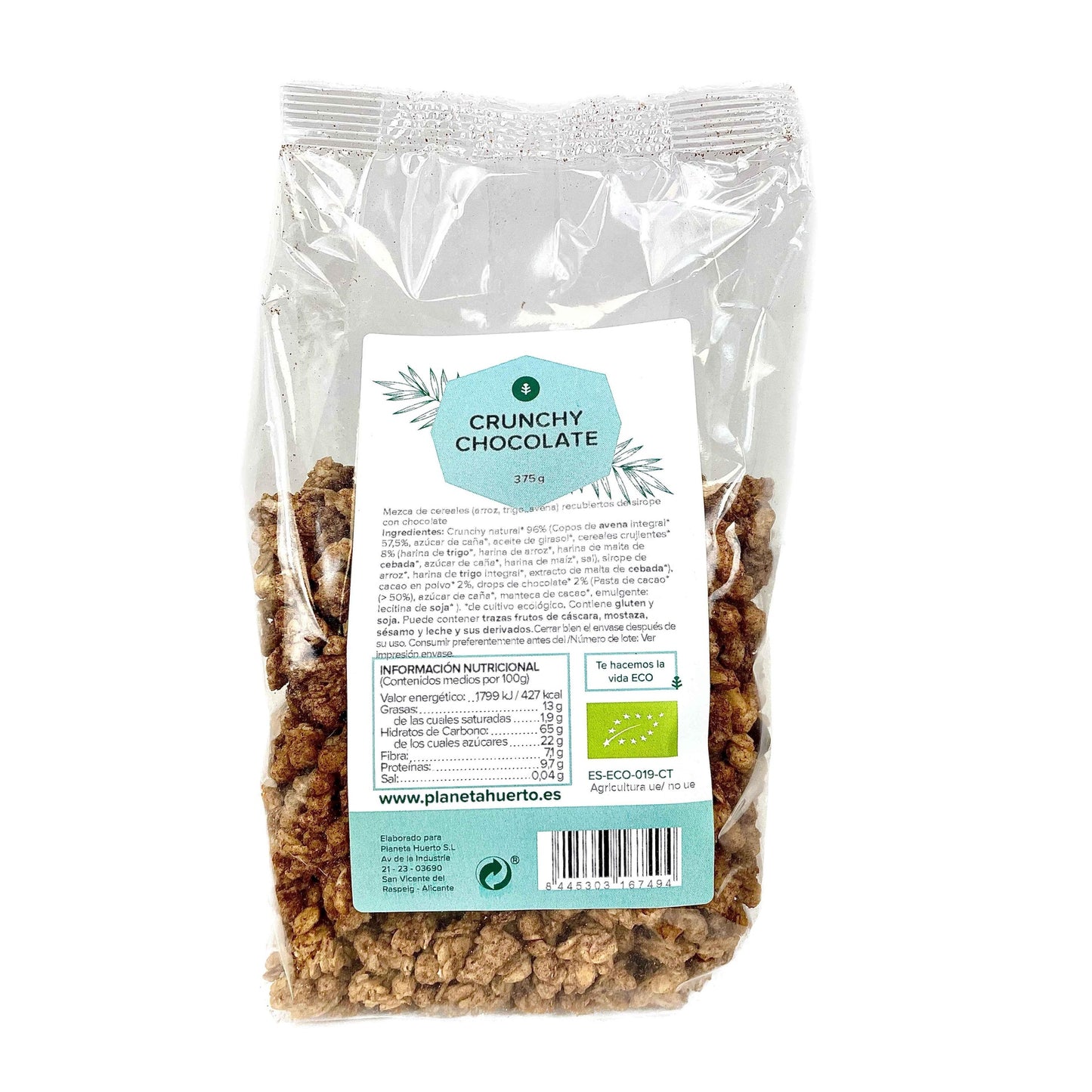 Muesli croccante al cioccolato ECO Planeta Huerto 375 g