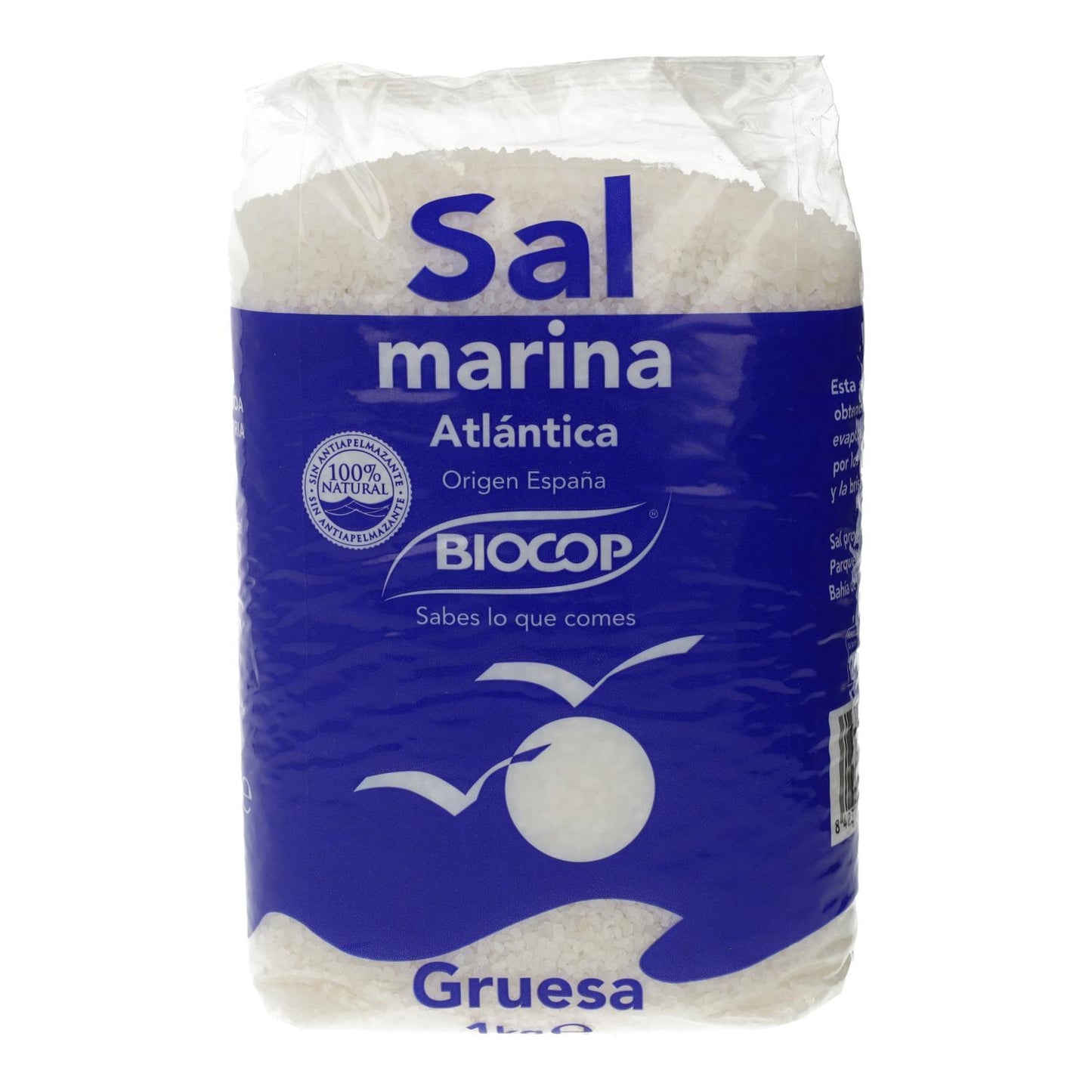 Grobes Atlantik-Meersalz Biocop 1 kg