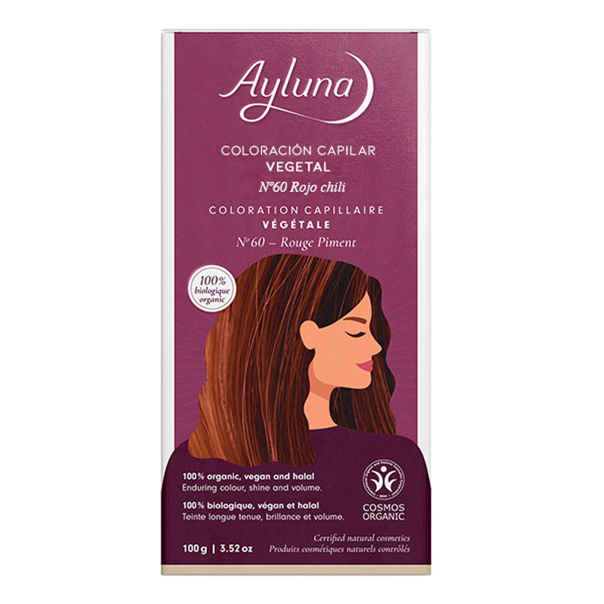 Pflanzlicher Farbstoff 60 Chili-Rot Ayluna, AYLUNA, 100 g