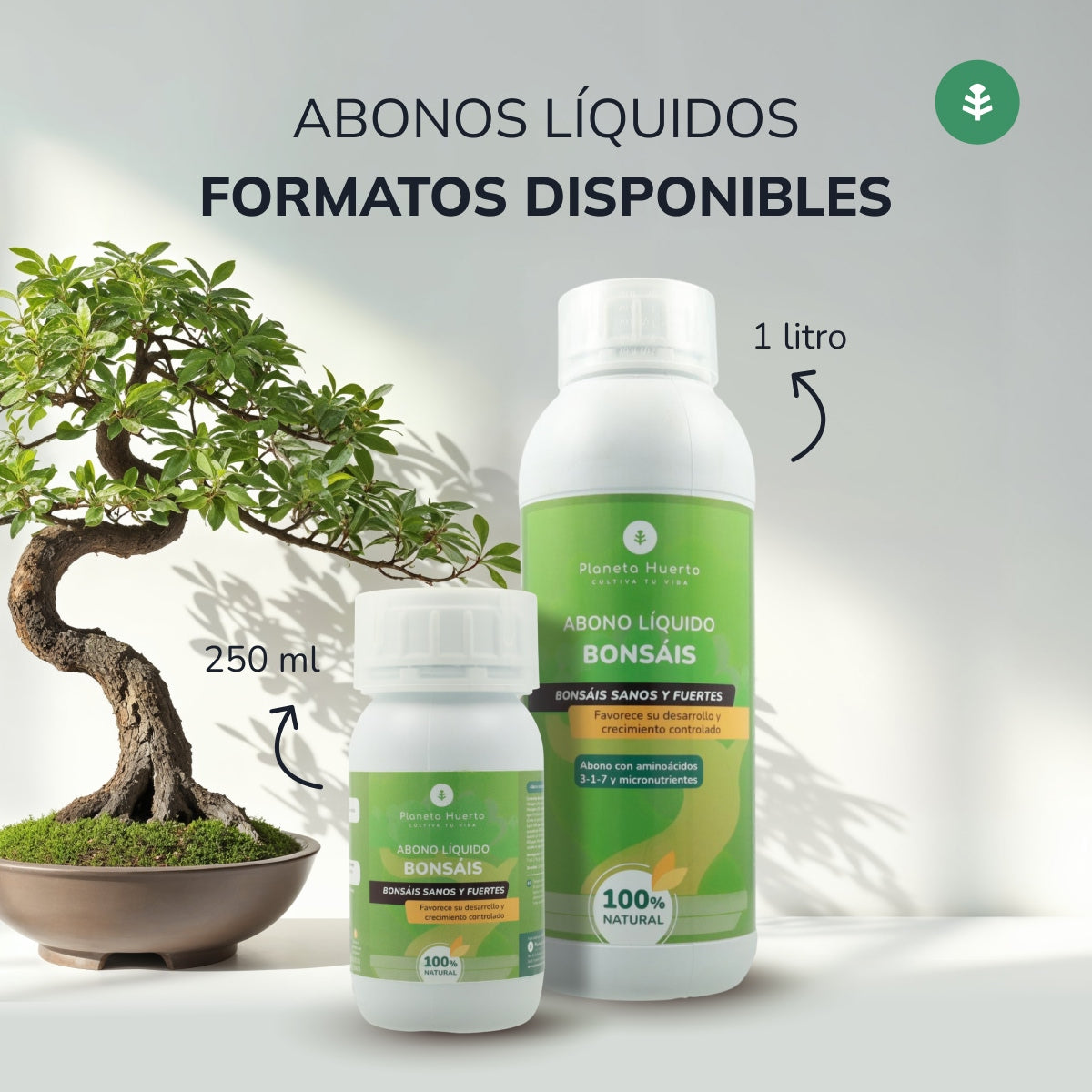 Bonsai Liquid Fertilizer Planeta Huerto 250 ml