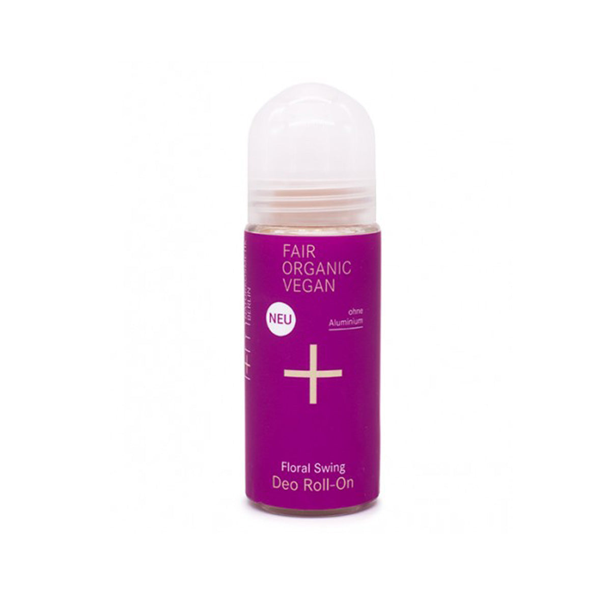 Dezodorant w kulce Floral. 50 ml. Szkło i plastik pochodzące z recyklingu i nadające się do recyklingu.