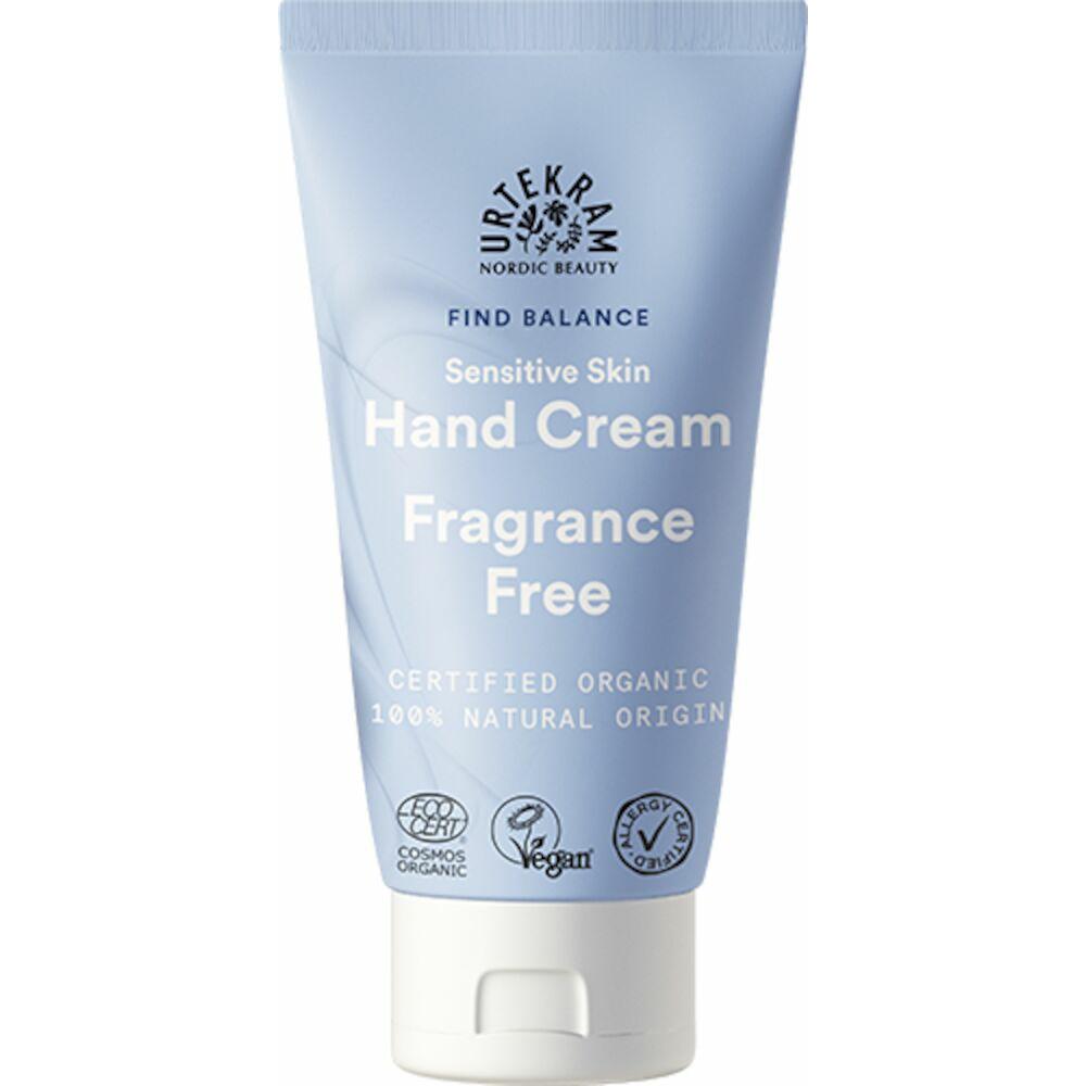 Crema mani senza profumo Urtekram, 75 ml