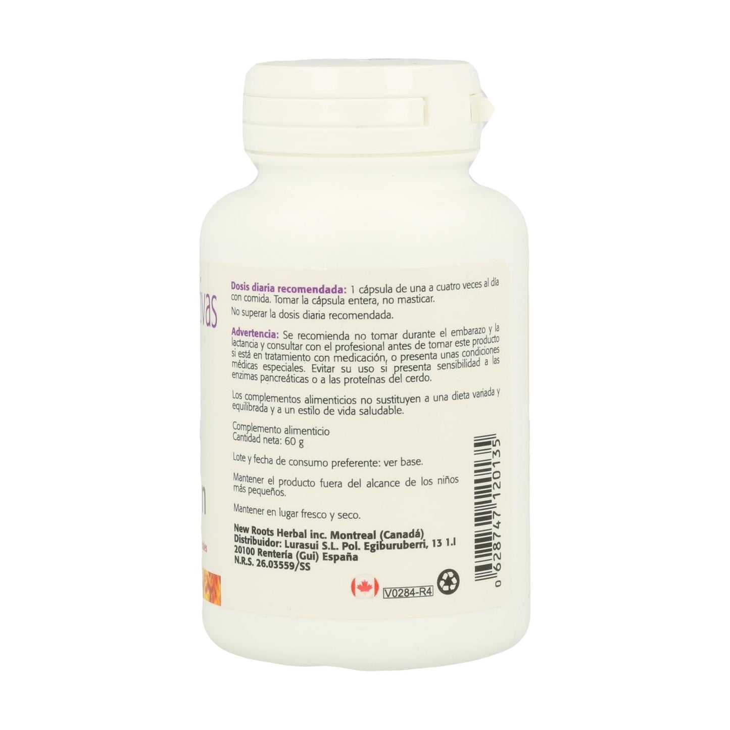 Confezione da 2 enzimi digestivi Sura Vitasan, 100 capsule