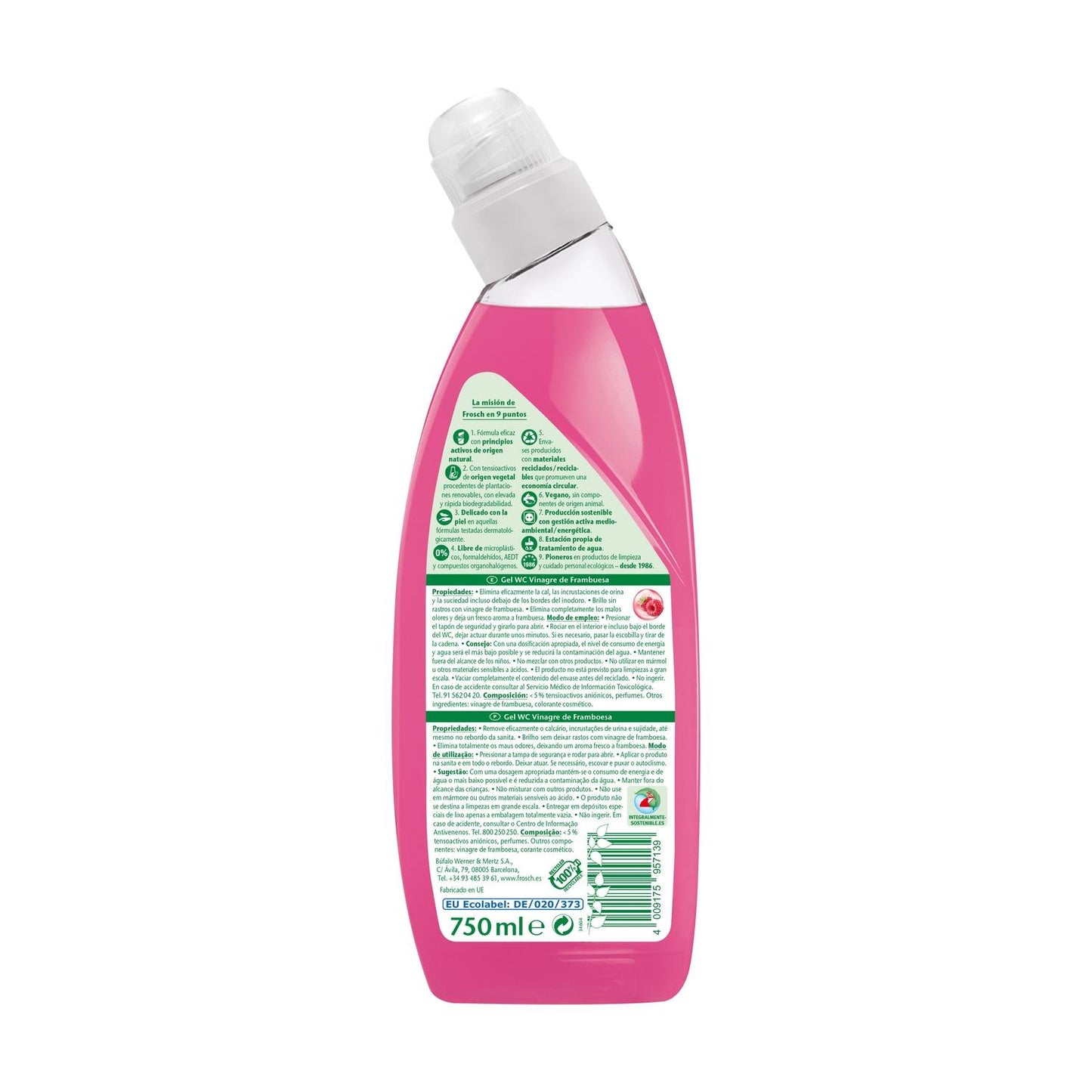 Frosch Frambozenazijn Wc-gel 750 ml