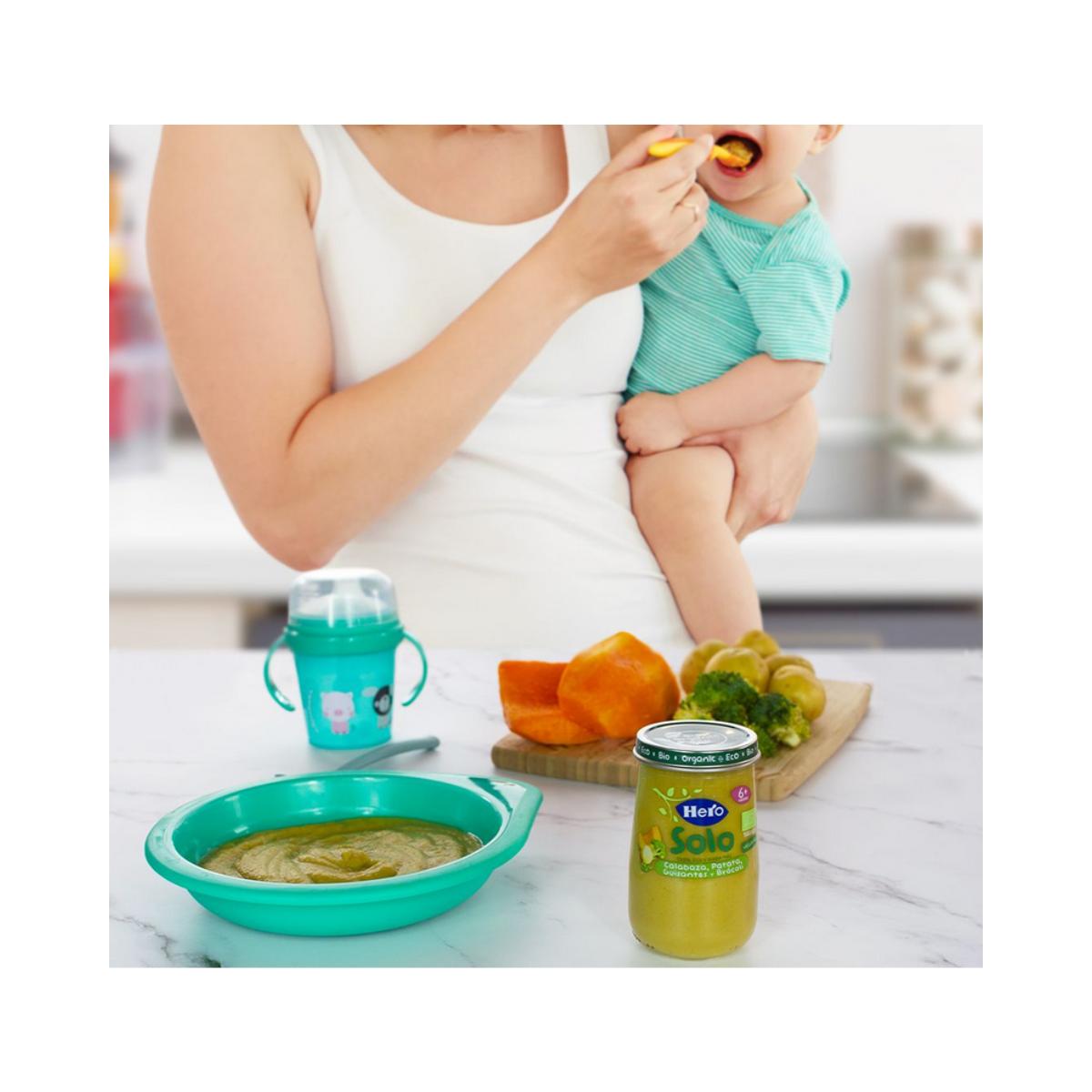 Vasetto di zucca, patate, piselli e broccoli biologici 190 g-Hero Solo