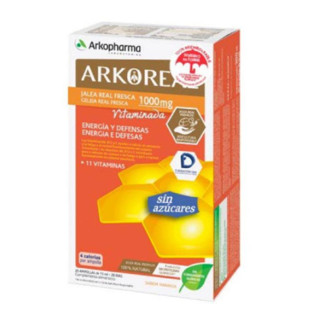 Arkopharma Arkoreal pappa reale light 100 mg 20 fiale