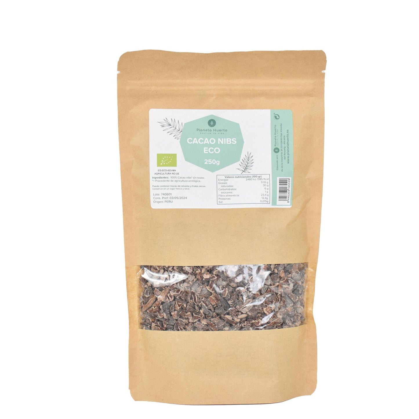 Cacao Nibs ECO Planeta Huerto 250 g