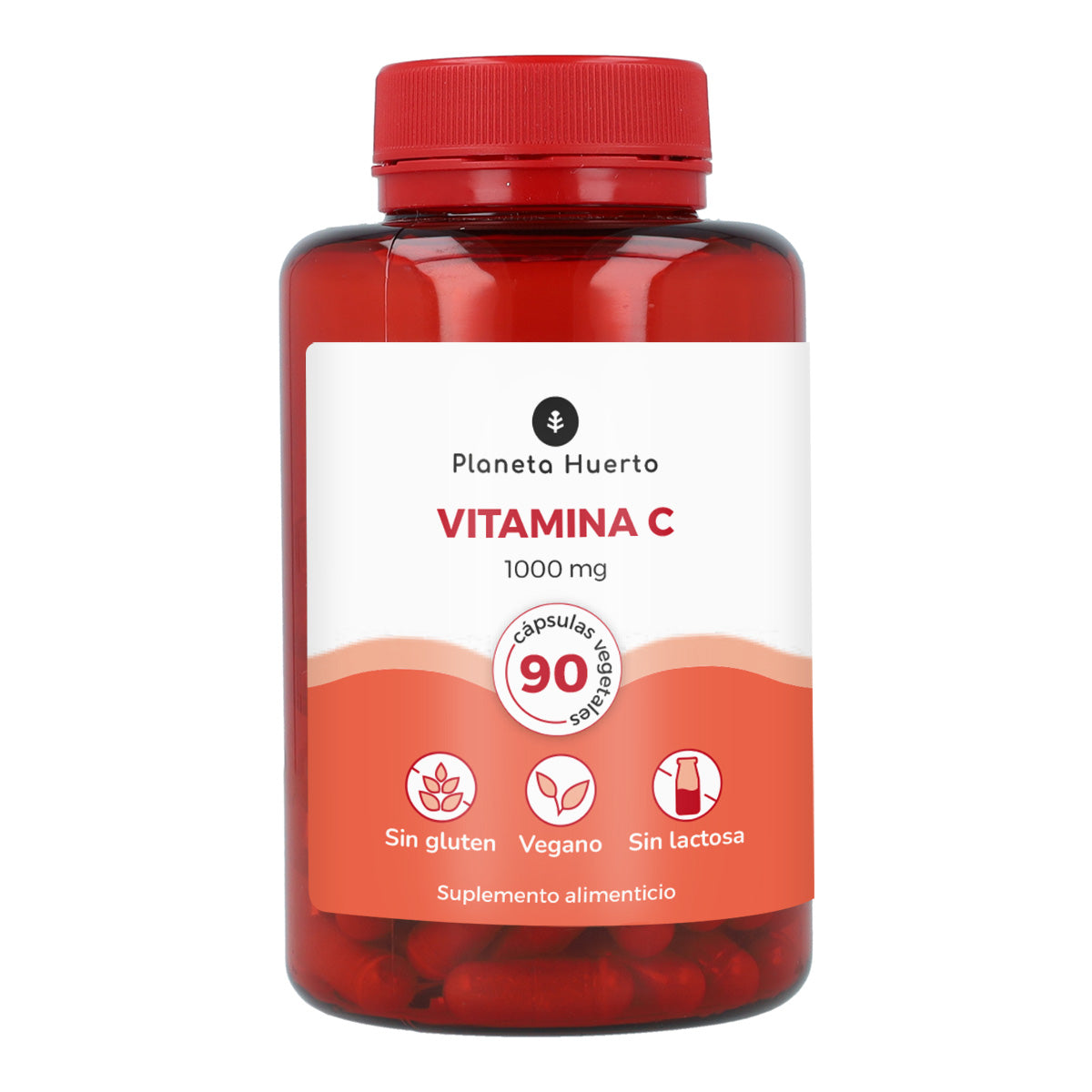Pack 2x Vitamin C 1000 mg Planeta Huerto 90 vegetable capsules