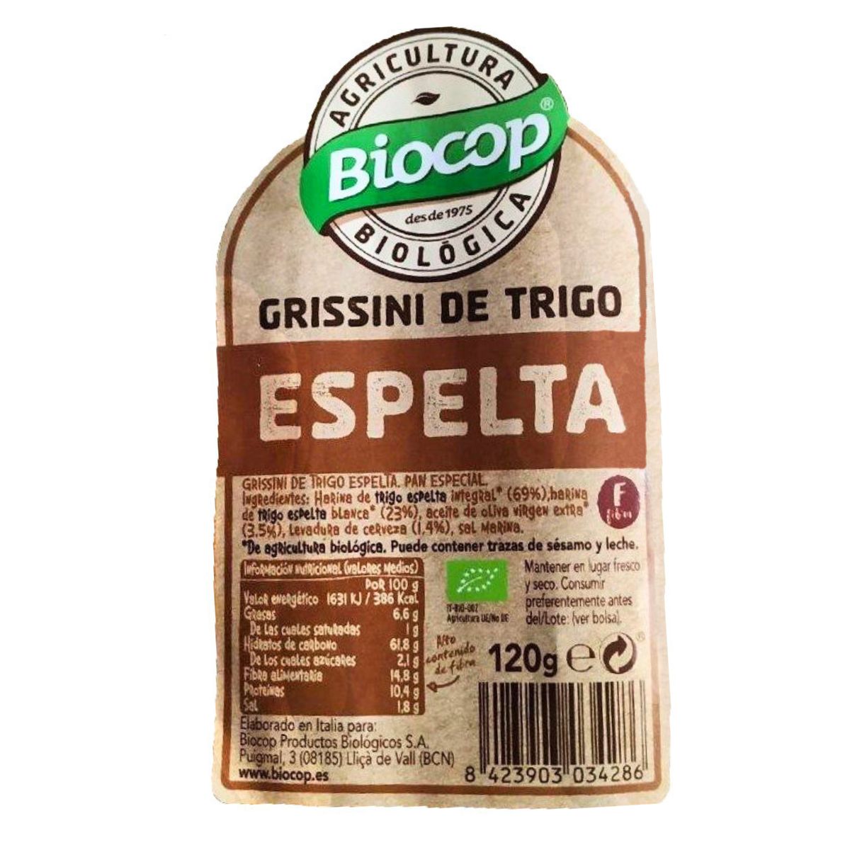 Speltgrissini Biocop 120 g